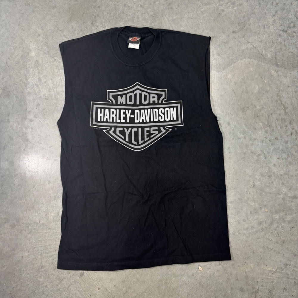 Harley-Davidson Dublin Ireland Pog Mo Thoin Sleeveless Muscle T-Shirt Black L